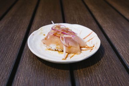 Traditional style - 2 pieces served over rice.