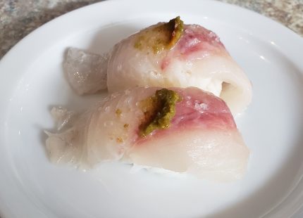 Traditional style - 2 pieces served over rice.