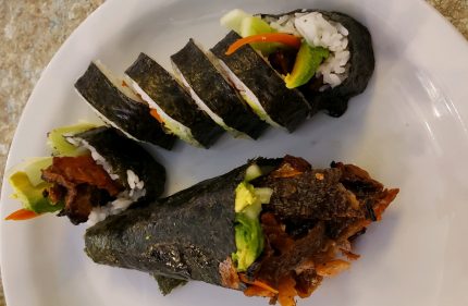 All cut rolls are served in seaweed with a rice wrap. soy paper substitution is 1.00 extra