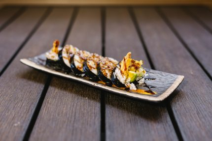 All cut rolls are served in seaweed with a rice wrap. soy paper substitution is 1.00 extra