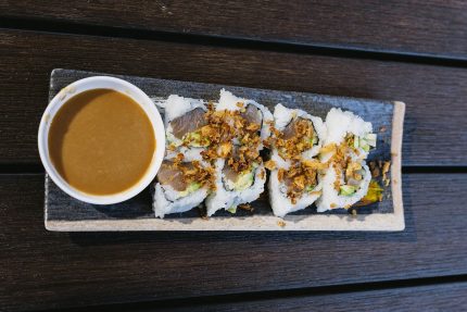 All cut rolls are served in seaweed with a rice wrap. soy paper substitution is 1.00 extra