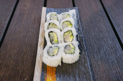 All cut rolls are served in seaweed with a rice wrap. soy paper substitution is 1.00 extra